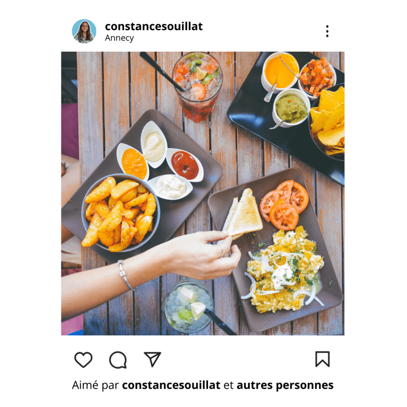 10 idées de publications Instagram pour un restaurant