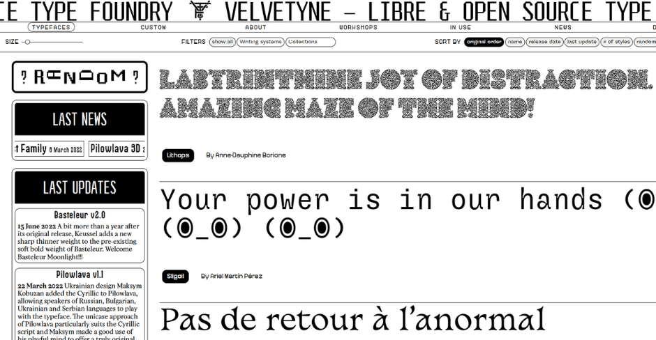Typographie : 5 outils à utiliser pour vos projets Caligraphr