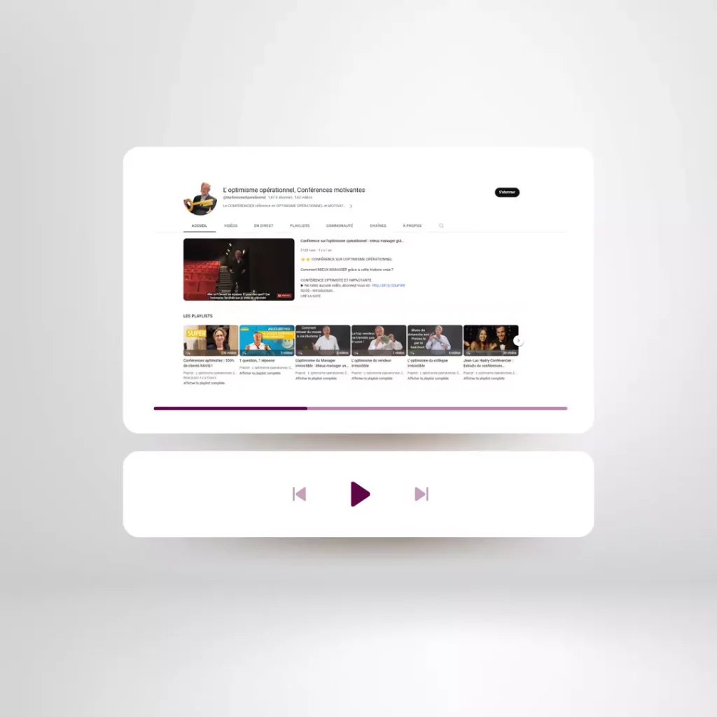 Gestion de chaîne Youtube + montage vidéo